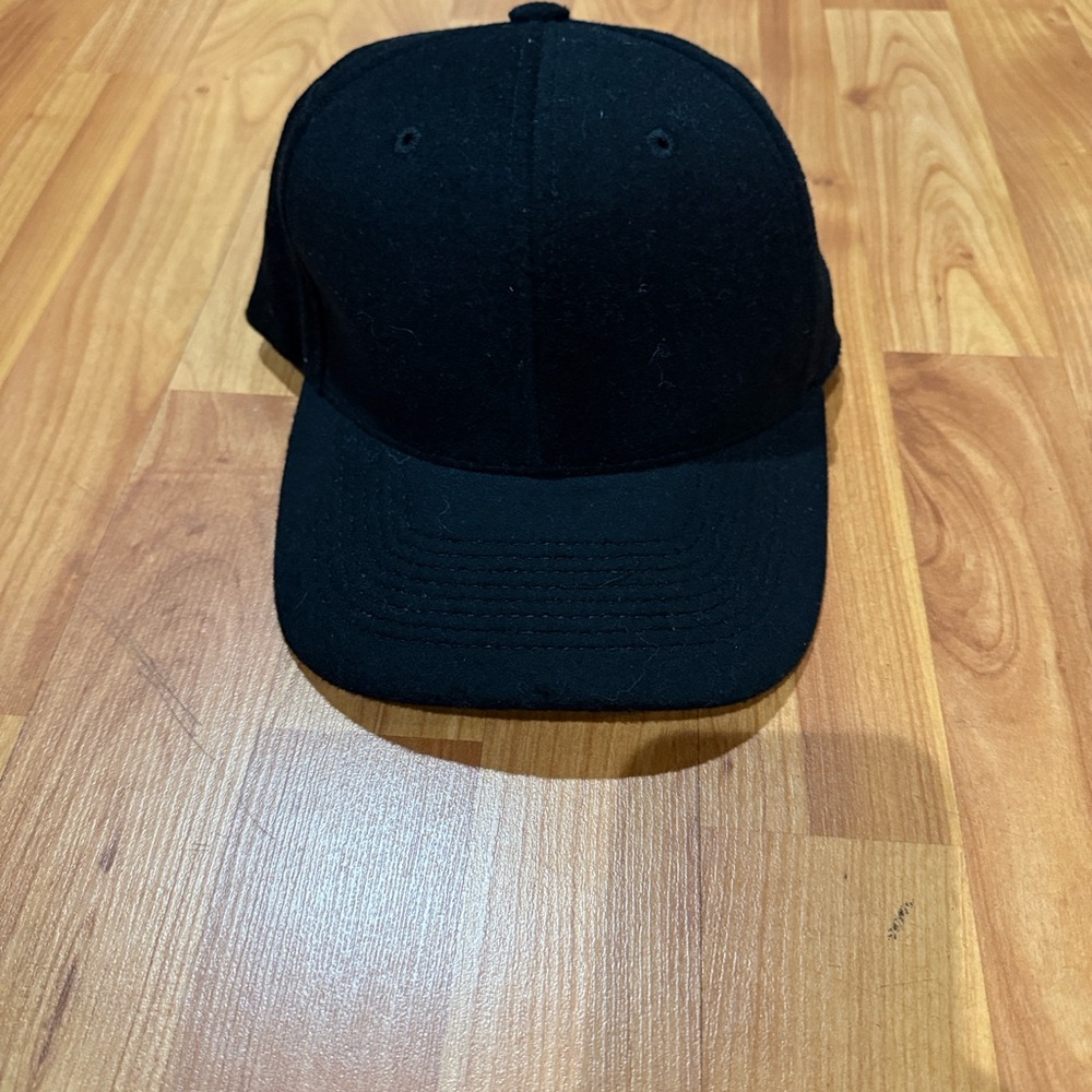 Wool Black Baseball Cap